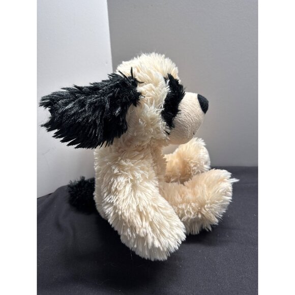 DanDee Dan Dee Soft & Cuddly Plush Dog Toy 12" Beige & Black Floppy Ears Stuffed - Picture 2 of 8